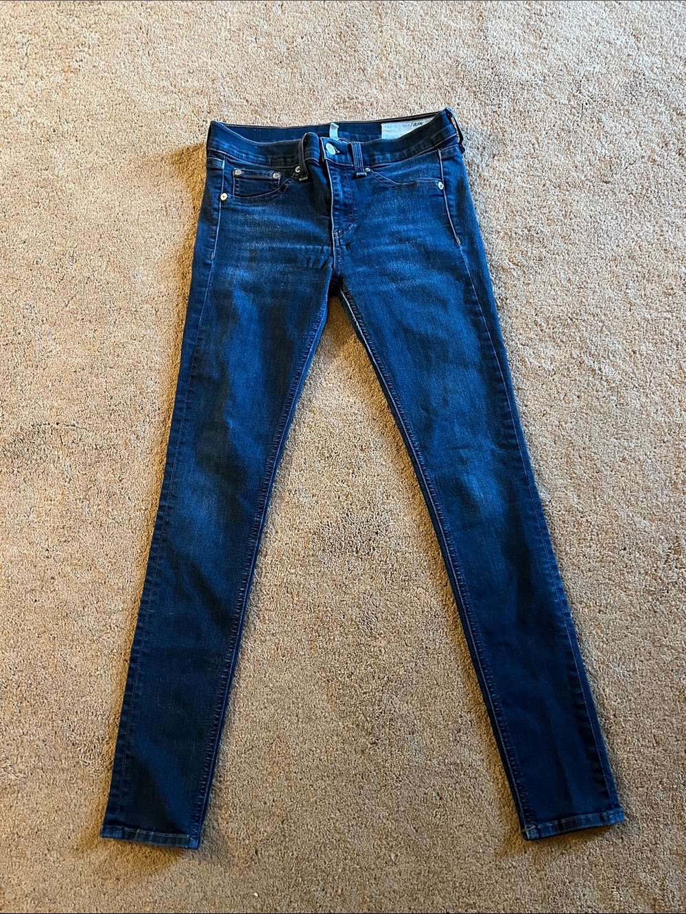 rag & bone Indigo Skinny Jeans